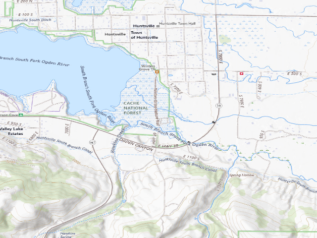 USGS topographic map of Jefferson Hunt