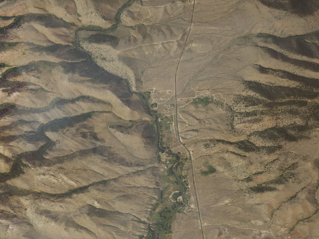 Aerial image of Jelm WHMA Campground