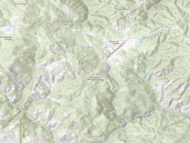 USGS topographic map of Jerky Camp