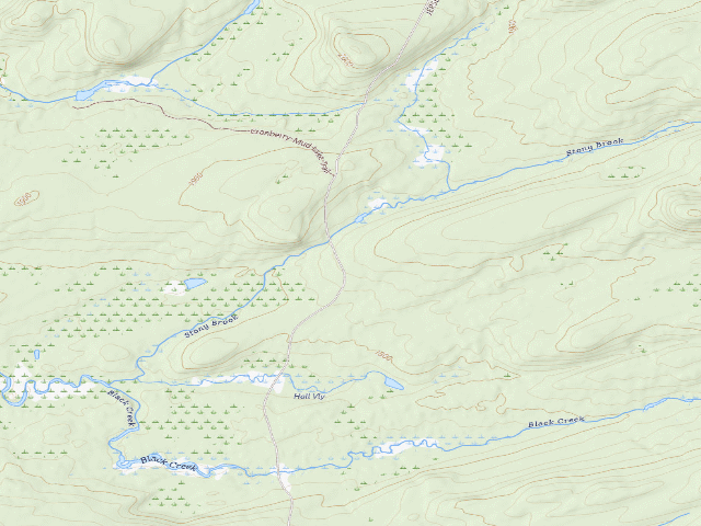 USGS topographic map of Jerseyfield Rd #2 (Ferris Lake Wild Forest)
