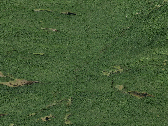Aerial image of Jessup River Tentsites (West Canada Lake Wilderness)