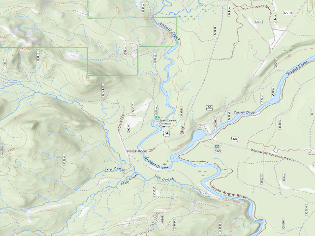 USGS topographic map of Jim Creek Group Camp