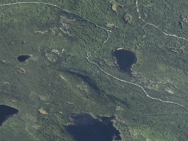 Aerial image of Jo Mary (Nahmakanta Public Land)