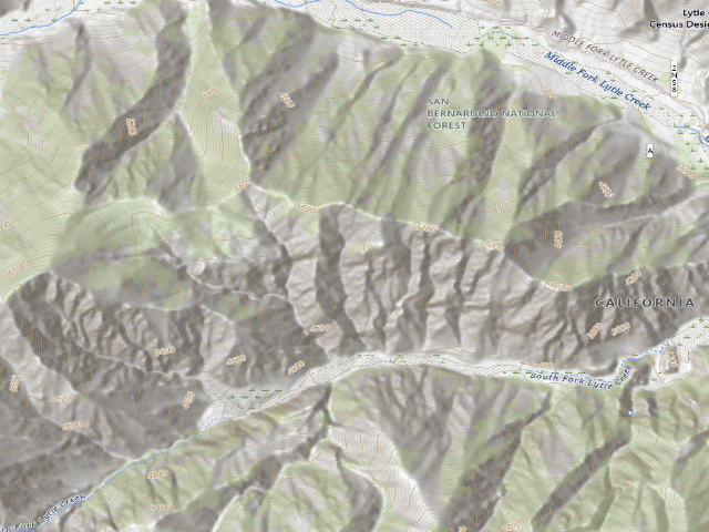 USGS topographic map of Joe Elliott Yellow Post Sites