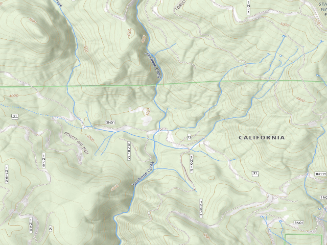 USGS topographic map of Joe Walt Run