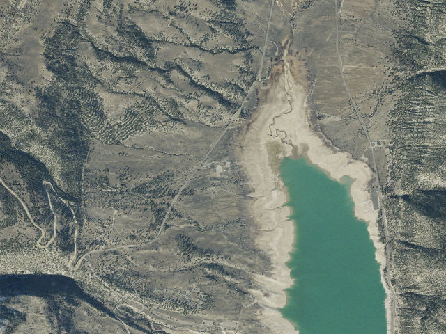 Aerial image of Joes Valley Pavilion Group Campground