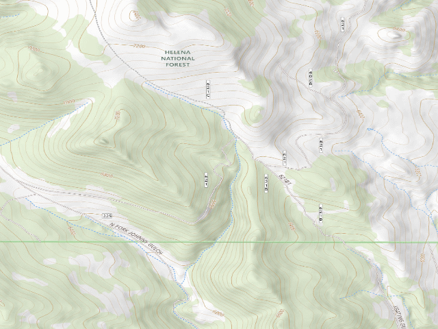 USGS topographic map of Johhnys Rd 621 005