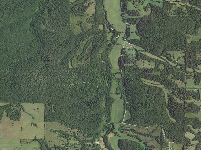Aerial image of John Alva Fuson, MD Conservation Area