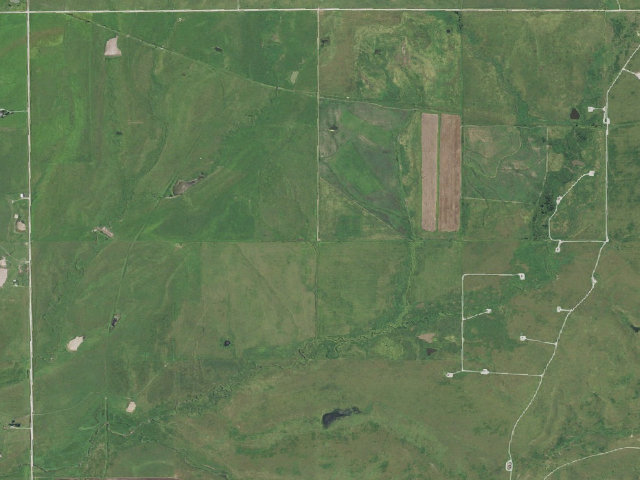 Aerial image of John Dahl WMA primitive camp #2