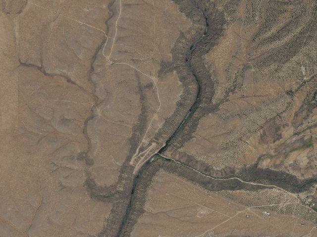 Aerial image of John Dunn Bridge Dispersed Campground