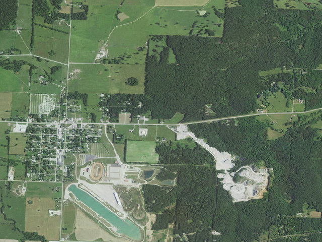 Aerial image of John F. Murphy Memorial State Forest and Wildlife Area