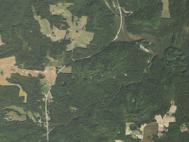 Aerial image of Johnson Creek Cg