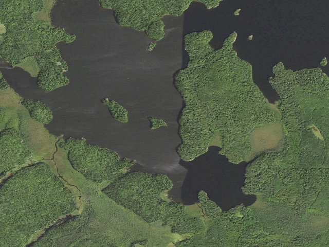 Aerial image of Johnson Lake Site 14