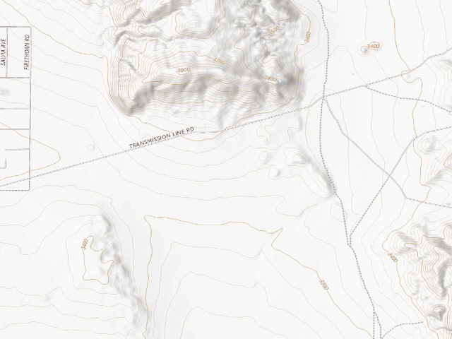 USGS topographic map of Johnson Valley Ohv Area