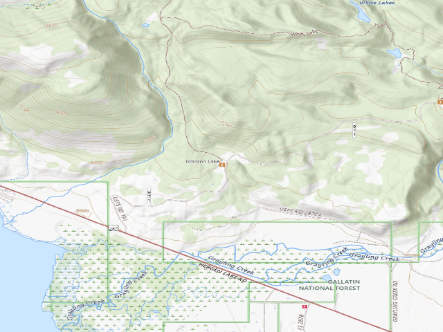 USGS topographic map of Johnsonlaketrlhd