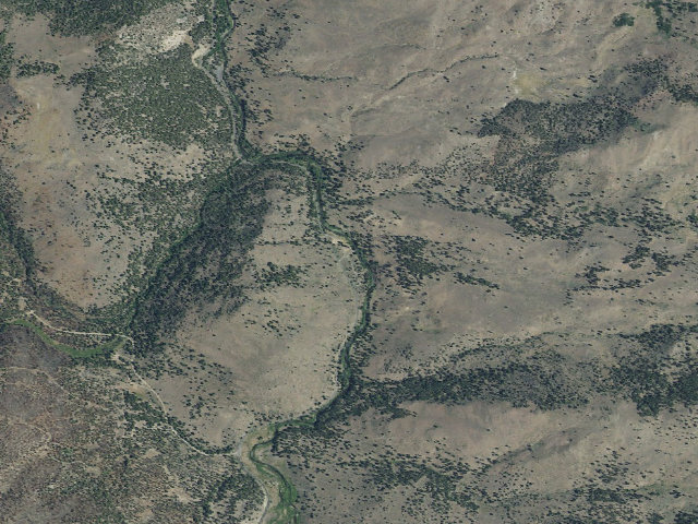 Aerial image of Jones Crossing Forest Camp