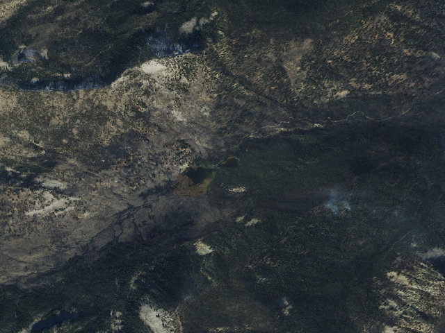 Aerial image of Josephus Lake Campground