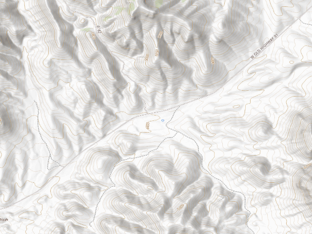USGS topographic map of Joshua Tree National Landmark