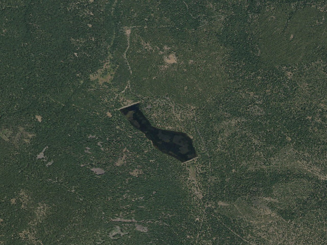 Aerial image of Juanita Lake