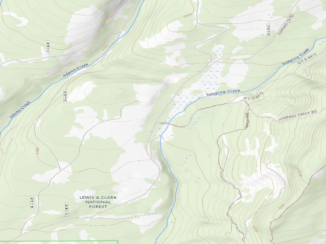 USGS topographic map of Jumping Creek-6413-18