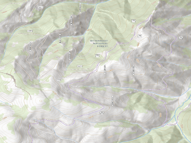 USGS topographic map of Junction 75