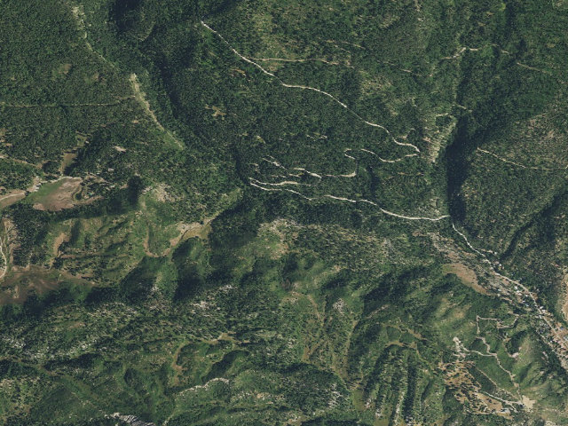 Aerial image of Junction Creek Campground - Day Use