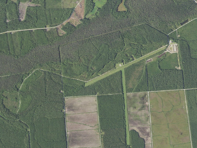 Aerial image of Juniper Creek Game Land camping area #2