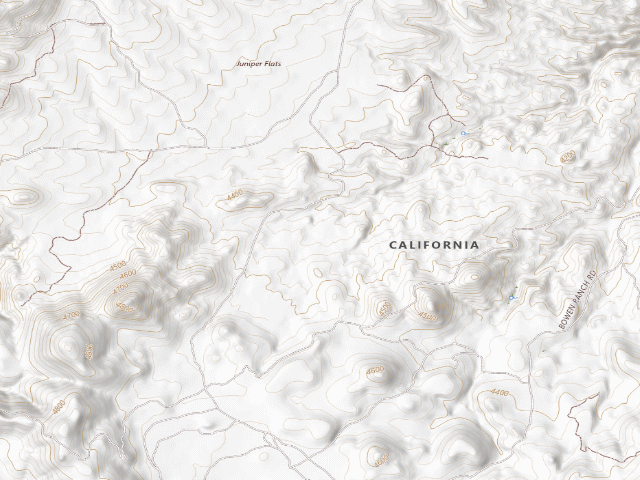 USGS topographic map of Juniper Flats