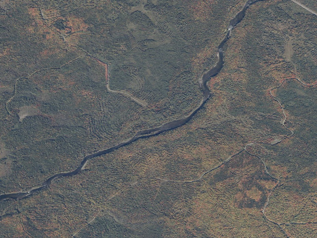 Aerial image of K3 (Moosehead Lake Shoreline Public Land)