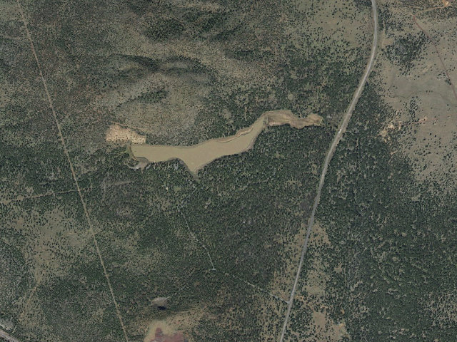 Aerial image of Kaibab Lake Campground
