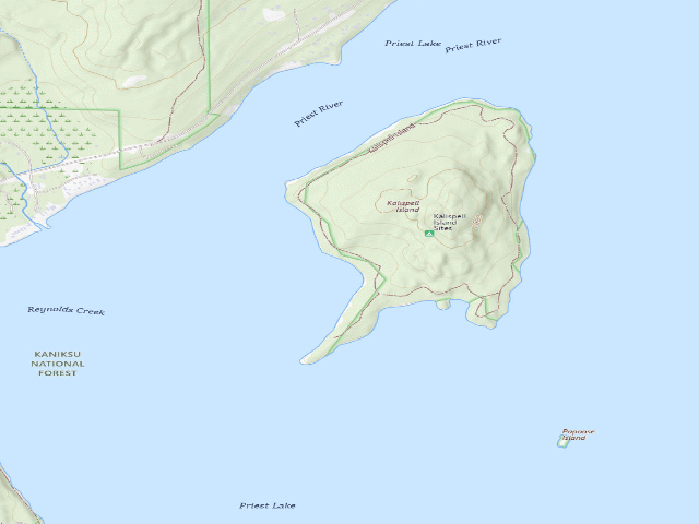 USGS topographic map of Kalispell Island-002