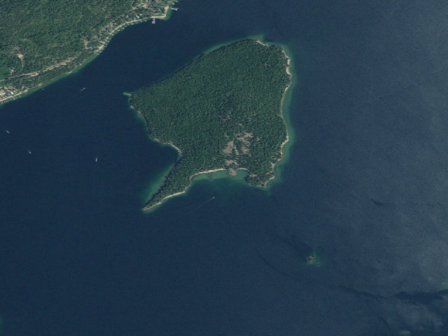 Aerial image of Kalispell Island-022