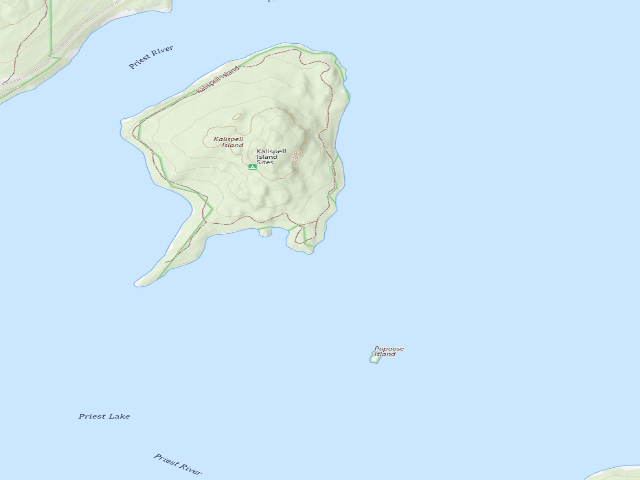 USGS topographic map of Kalispell Island-026