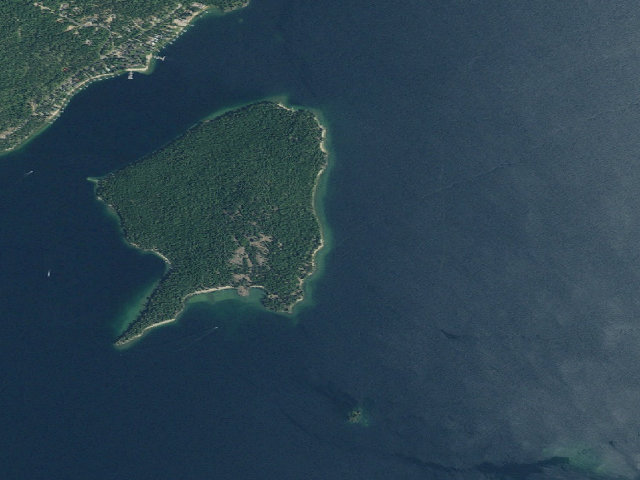 Aerial image of Kalispell Island-034