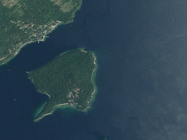 Aerial image of Kalispell Island-035