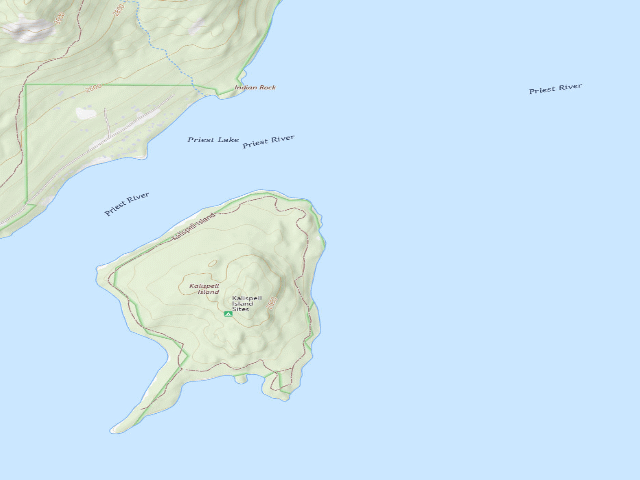 USGS topographic map of Kalispell Island-036