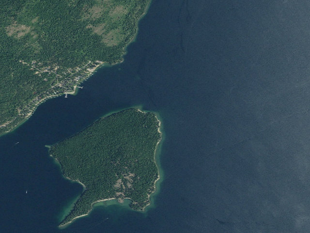Aerial image of Kalispell Island-044