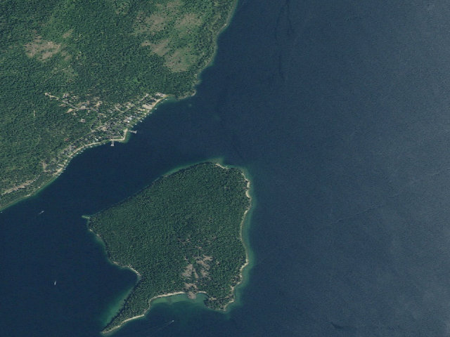 Aerial image of Kalispell Island-046