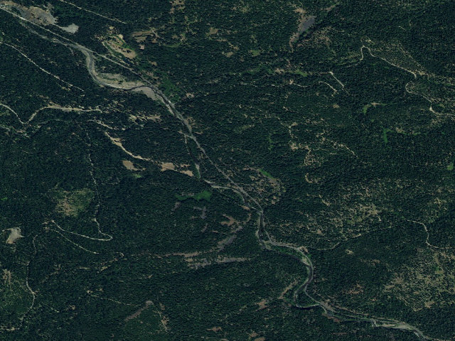 Aerial image of Kaner Flat Campground