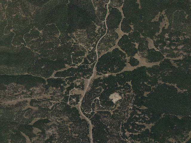 Aerial image of Karr Canyon Upper