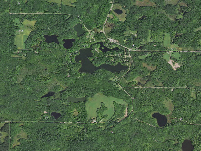 Aerial image of Kathryn Lake