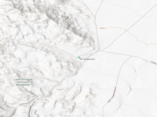 USGS topographic map of KCL Campground