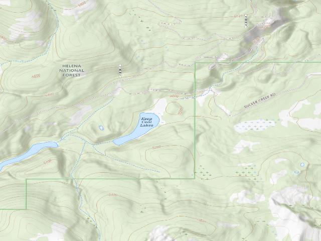 USGS topographic map of Keep Cool Lakes 2