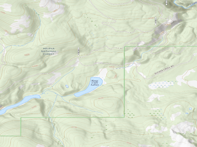 USGS topographic map of Keep Cool Lakes 4