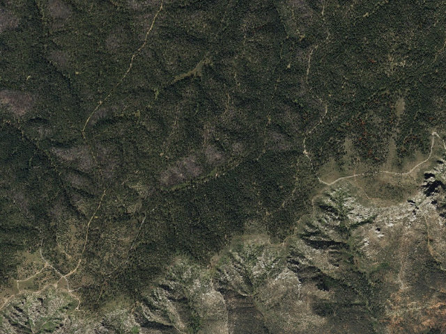 Aerial image of Kehl Springs Campground