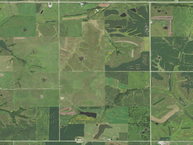 Aerial image of Kellerton Bird Conservation Area WMA