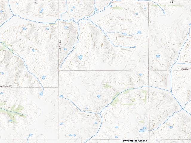 USGS topographic map of Kellerton Bird Conservation Area WMA