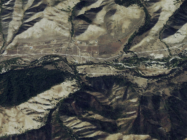 Aerial image of Kelley Creek