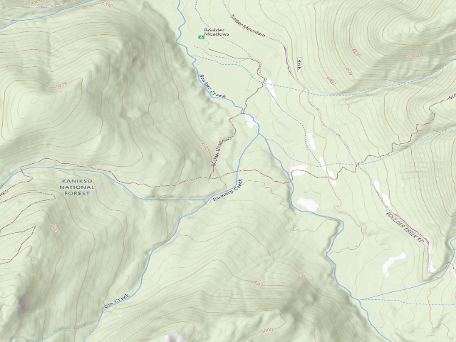 USGS topographic map of Kelly Pass 04
