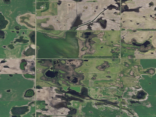 Aerial image of Kenner Marsh WMA (Ramsey County)
